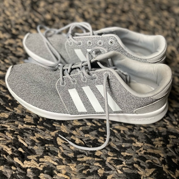 adidas Shoes - Adidas Running Gym Shoes, Grey, Size 8.5